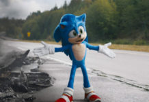 sonic the hedgehog front view