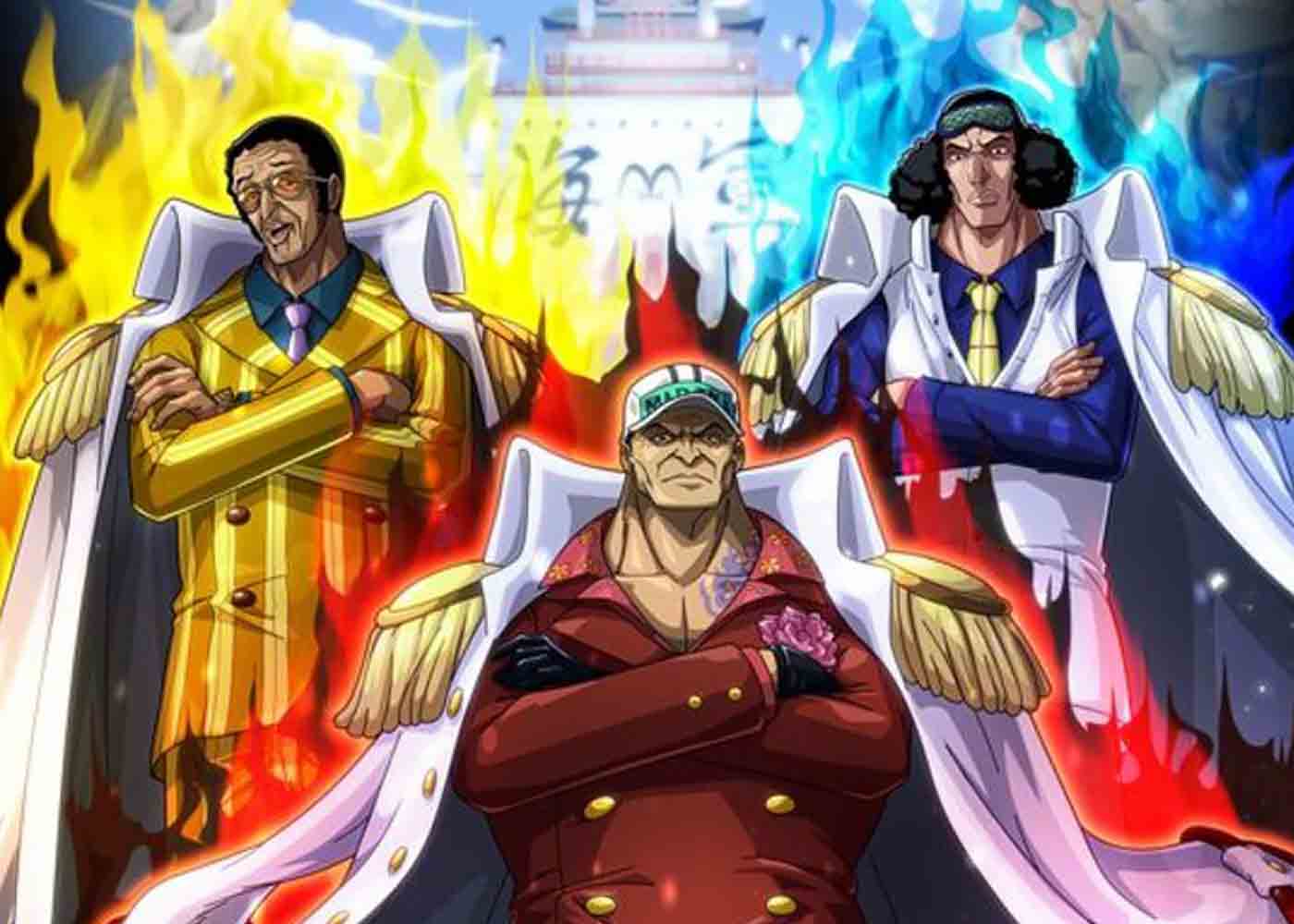 Kemunculan Para Admiral Di Teaser One Piece Red